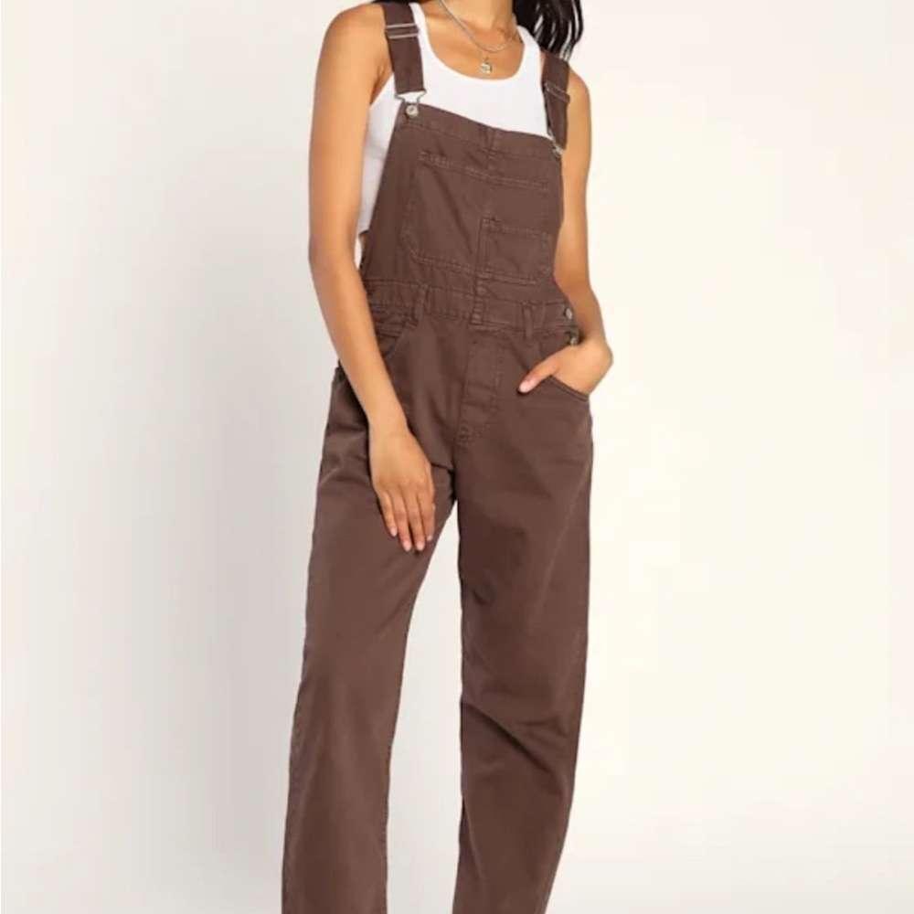 Free People We The Free Ziggy Brown Women's Jeans Overalls